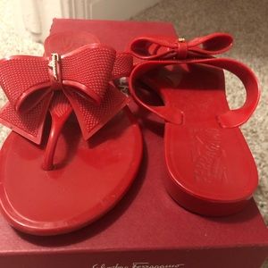 Authentic Salvatore Ferragamo ‘Bali’ Sandals.